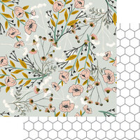 Fancy Pants Designs - Honey and Bee Collection - 12 x 12 Double Sided Paper - Wildflower Fields