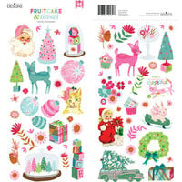 Fancy Pants Designs - Fruitcake And Tinsel Collection - Foam Stickers