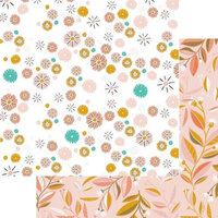 Fancy Pants Designs - Paislees And Petals Collection - 12 x 12 Double Sided Paper - Forgotten Floral