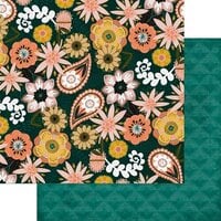 Fancy Pants Designs - Paislees And Petals Collection - 12 x 12 Double Sided Paper - Floral Paislees