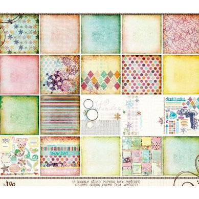Fancy Pants Designs - Arctic Chill Collection - 12 x 12 Paper Kit