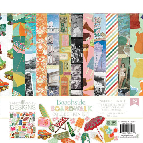 Fancy Pants Designs - Beachside Boardwalk Collection - 12 x 12 Collection Kit