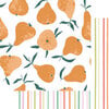 Fancy Pants Designs - Home Cafe Collection - 12 x 12 Double Sided Paper - Country Pears