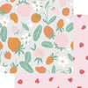 Fancy Pants Designs - Home Cafe Collection - 12 x 12 Double Sided Paper - Fruit Salad