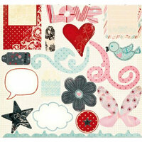Fancy Pants Designs - Splendid Collection - 12 x 12 Die Cuts - Titles and Tags, CLEARANCE