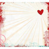 Fancy Pants Designs - Splendid Collection - 12 x 12 Transparency - Glowing Heart, CLEARANCE