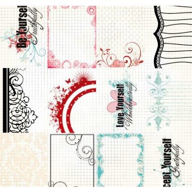 Fancy Pants Designs - Splendid Collection - 12 x 12 Transparency - My Valentines, CLEARANCE