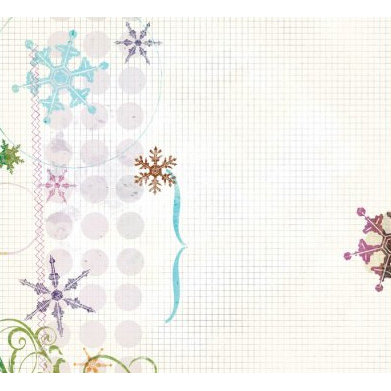Fancy Pants Designs - Arctic Chill Collection - 12 x 12 Transparency - Eclectic Winter, CLEARANCE