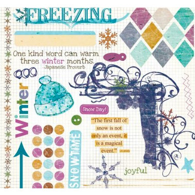 Fancy Pants Designs - Arctic Chill Collection - Rub Ons