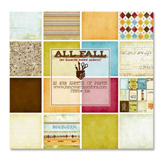Fancy Pants Designs - All Fall Collection - 8 x 8 Paper Pad, CLEARANCE