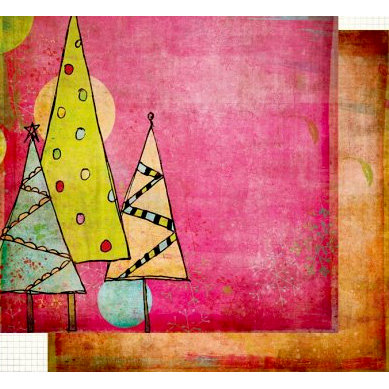 Fancy Pants Designs - Happy Holidays Collection - 12 x 12 Double Sided Paper - Wonderland, CLEARANCE