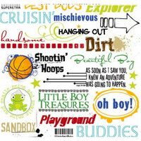 Fancy Pants Designs - Rub Ons - Boy Phrases