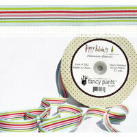 Fancy Pants Designs - Happy Holidays Collection - Woven Ribbon - 25 Yards, CLEARANCE