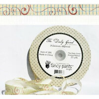 Fancy Pants Designs - The Daily Grind Collection - Printed Ribbon - 25 Yards, CLEARANCE