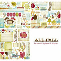 Fancy Pants Designs - All Fall Collection - Self Adhesive Chipboard Shapes, CLEARANCE