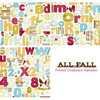 Fancy Pants Designs - All Fall Collection - Self Adhesive Chipboard Alphabets, CLEARANCE