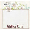 Fancy Pants Designs - Glitter Cuts - Flower Frame, CLEARANCE