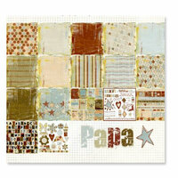 Fancy Pants Designs - Papa Collection - 12 x 12 Paper Kit