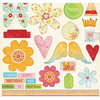 Fancy Pants Designs - Celebrate Collection - Die Cut Titles and Tags - Celebrate, CLEARANCE
