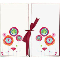 Fancy Pants Designs - 12x12 Fancy Gated Album - Pink and White