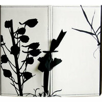 Fancy Pants Designs - 12x12 Fancy Gated Album - Black Floral