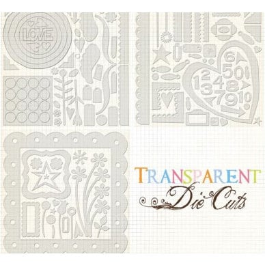 Fancy Pants Designs - 12x12 Transparent Clear Cuts - Clearly Bigger, CLEARANCE