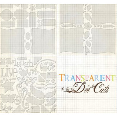 Fancy Pants Designs - 12x12 Transparent Clear Cuts - Bracket Book Set, CLEARANCE