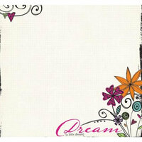 Fancy Pants Designs - Daydream Collection - 12x12 Printed Transparent Overlays - A Little Dream
