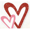 Fancy Pants Designs - Glitter Cuts Transparencies - Hearts