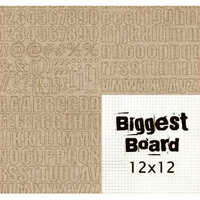 Fancy Pants Designs - Biggest Board Chipboard - 12x12 - Say It Simple