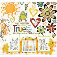 Fancy Pants Designs - True Collection - Rub Ons
