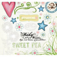 Fancy Pants Designs - Sweet Pea Collection - Rub Ons
