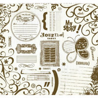 Fancy Pants Designs - 12x12 Acrylic Stamps - In My Words, CLEARANCE