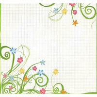 Fancy Pants Designs - 12x12 Printed Transparent Overlays - Painted Summer