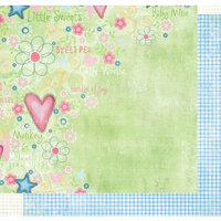 Fancy Pants Designs - Sweet Pea Collection - 12x12 Double Sided Paper - Emma