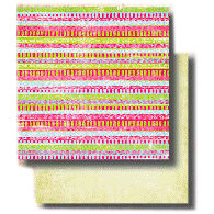 Fancy Pants Designs - 12x12 Double Sided Paper - Key Lime Pie Collection - Desert, CLEARANCE