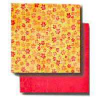 Fancy Pants Designs - 12x12 Double Sided Paper - Aged Florals Collection - Honeybunch, CLEARANCE