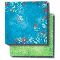 Fancy Pants Designs - 12x12 Double Sided Paper - Floral Chic - My Sweetie, CLEARANCE