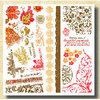 Fancy Pants Designs - Rub-Ons - Fancy Aged Florals, CLEARANCE