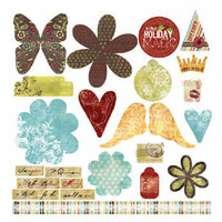 Fancy Pants Designs - Clair de Lune Collection - Line Titles and Tags, CLEARANCE