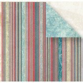 Fancy Pants Designs - Mulberry Road Collection - Doublesided Paper - Amherst Stripe, CLEARANCE