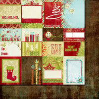Fancy Pants Designs - Tradition Collection - Christmas - 12 x 12 Double Sided Paper - Cards