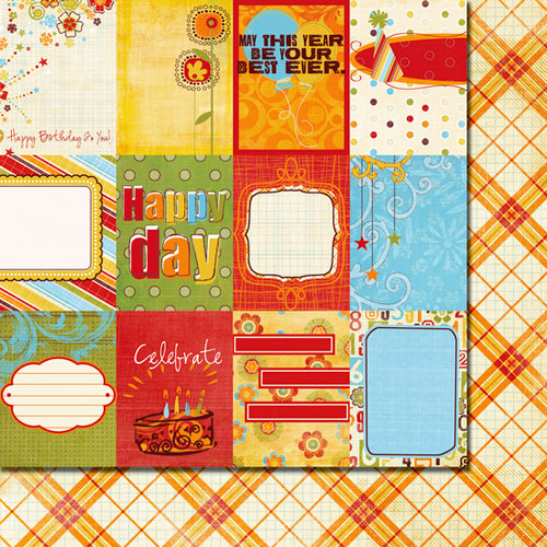 Fancy Pants Designs - It's Your Day Collection - 12 x 12 Double Sided Paper - Cards