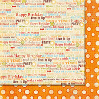 Fancy Pants Designs - It's Your Day Collection - 12 x 12 Double Sided Paper - Live It Up