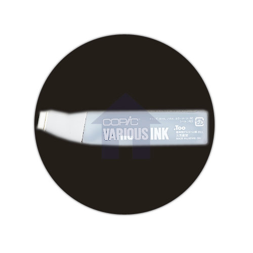 Copic - Various Ink - Ink Refill Bottle - 100 - Black