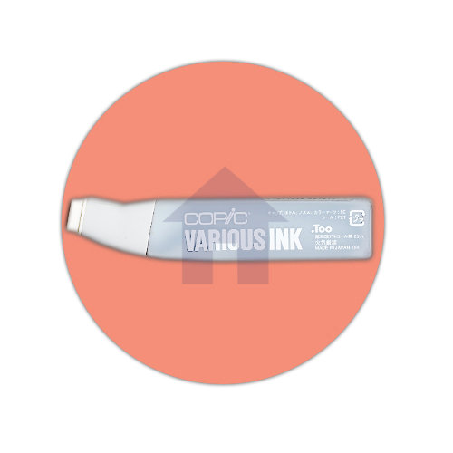 Copic - Various Ink - Ink Refill Bottle - R05 - Salmon Red