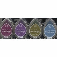 Tsukineko - Dew Drop VersaMagic Chalk Ink - Jewel Box Colors Set