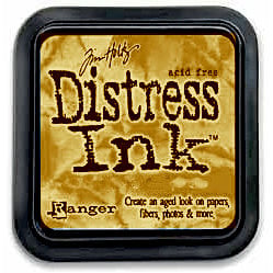 Distress Ink Scattered Straw