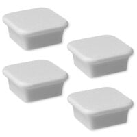 Glassboard Studio - MiniBar Neodymium Magnet - Snow White - 4 Pack