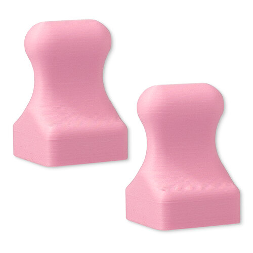 Glassboard Studio - MiniPawn Neodymium Magnet - Blush Pink - 2 Pack